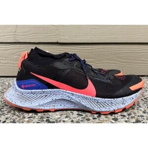 Nike Pegasus Trail 3 GTX Women's Size 8.5 Black Flash Crimson Hiking DC8794-002